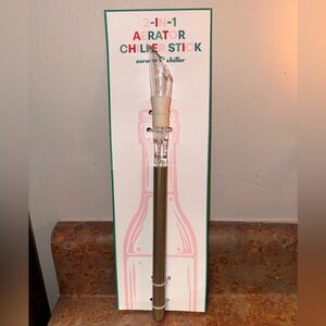 2 in 1 Pourer, Aaerator & Chiller Stick for Wine Bottle